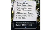 Funny Sign - Grr, Bark